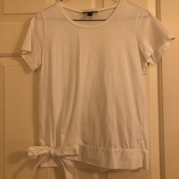 J. Crew Tops - White JCREW top with bow